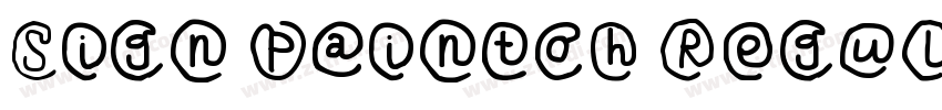 Sign Paintoh Regular字体转换